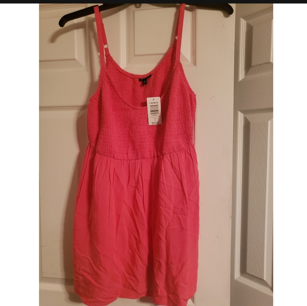 Hot pink tank top